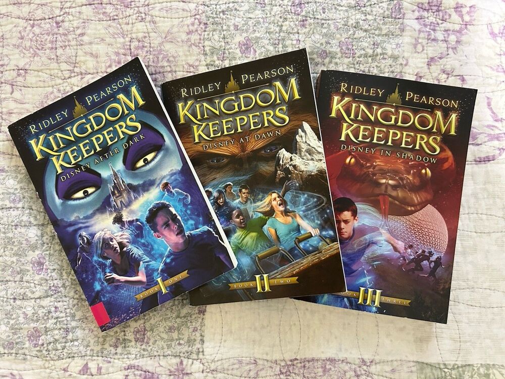 Disney Hyperion Kingdom Keepers 3-Book Lot: After Dark, At Dawn, In Shadow